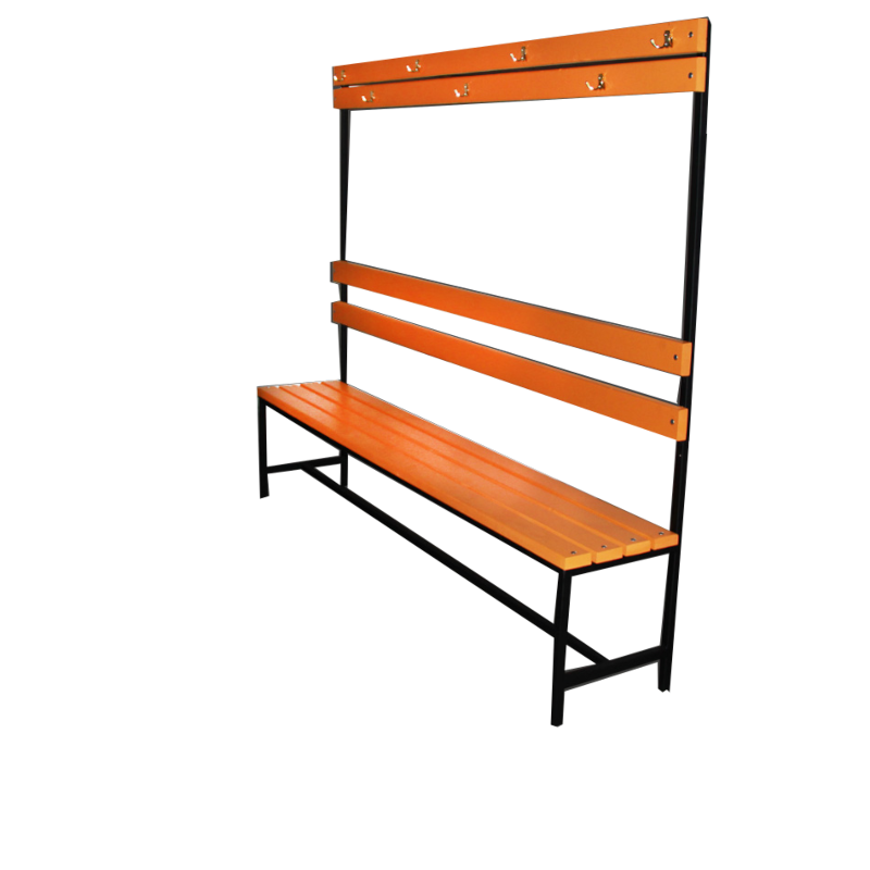 Лавка гардеробна МКЗ (LG1-2000), 1653х2000х380мм